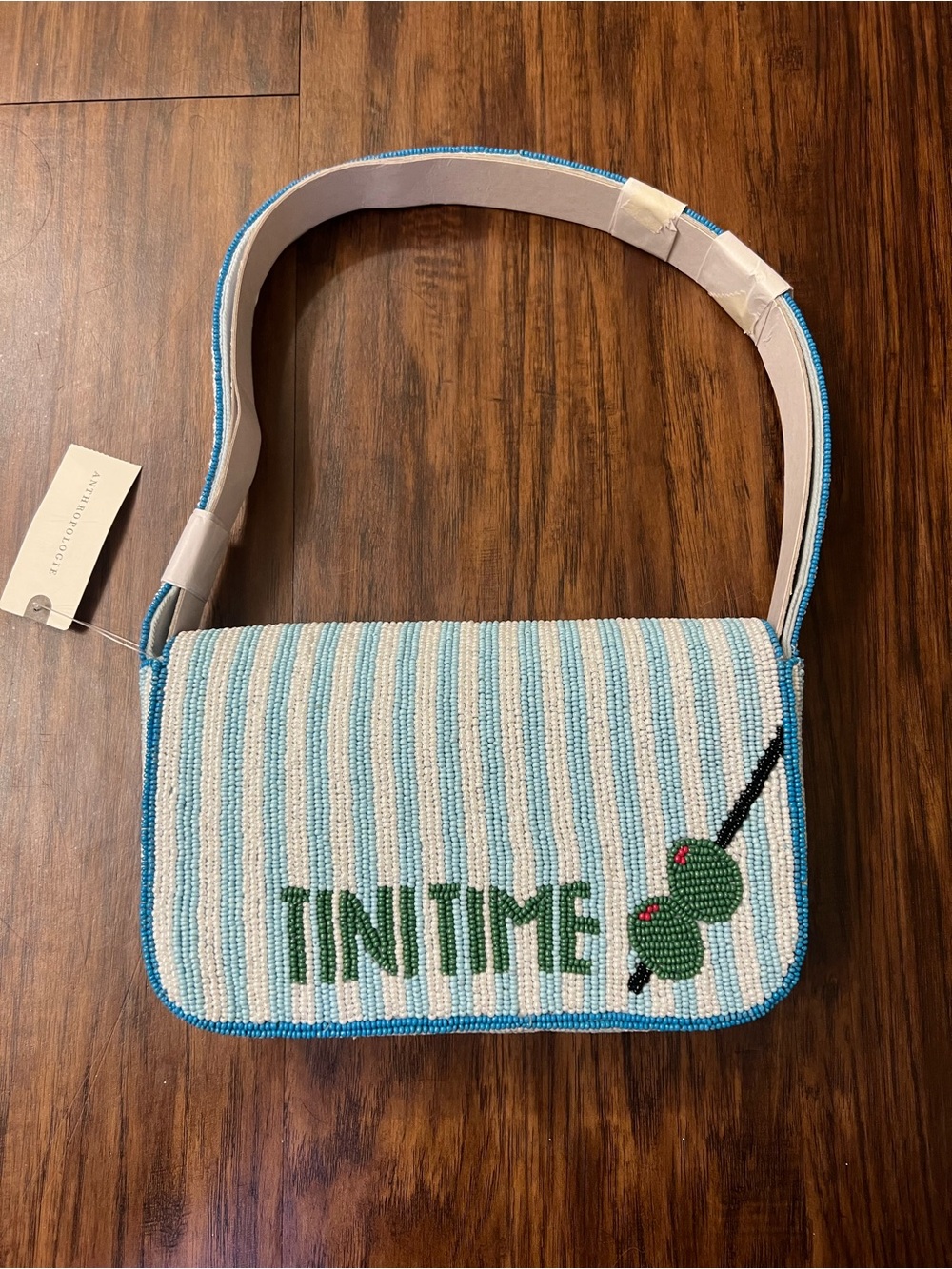 Anthropologie Fiona Beaded Bag: Food & Drink Edition - Picture 2 of 3